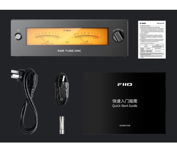 FiiO FiiO Warmer - black - Lampowy DAC R2R/Buffer - 1583286 - zdjęcie 5